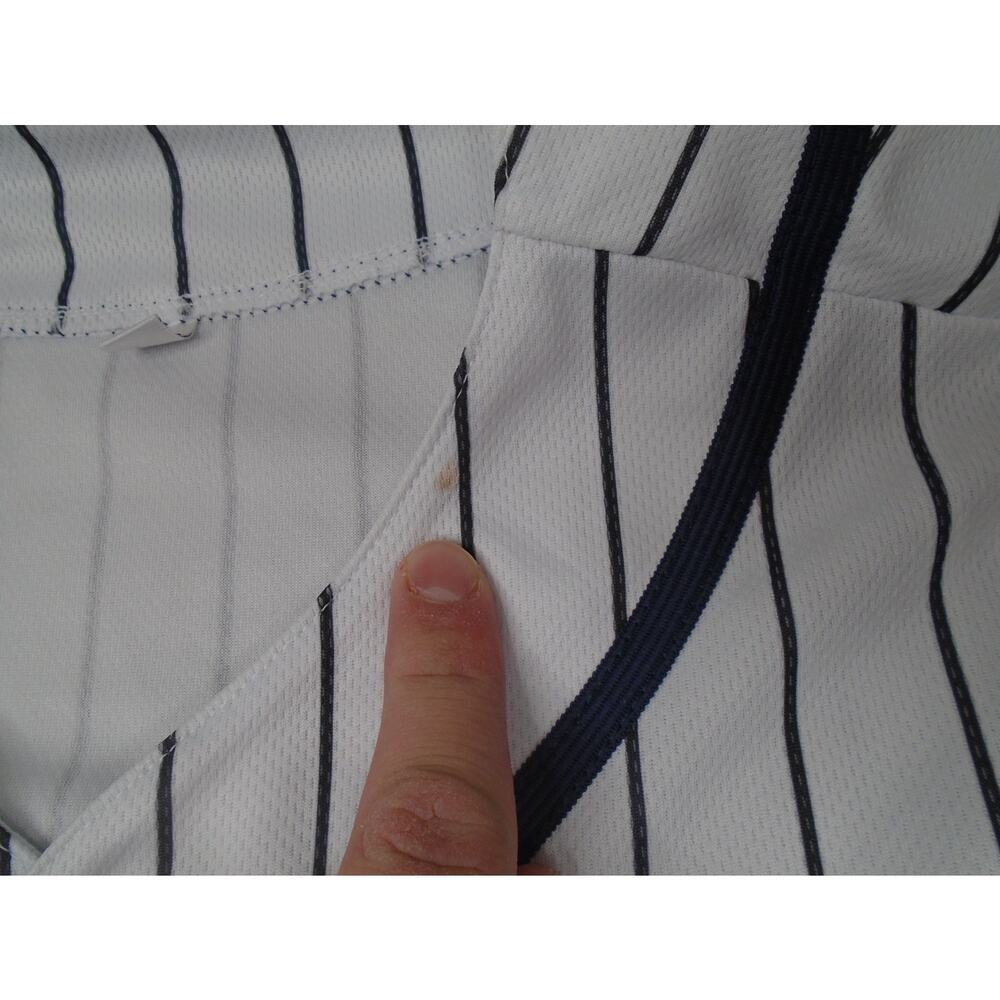 #9 Knights Movie Custom Stitched Baseball Jersey Men's XXXL White Striped - Picture 3 of 12